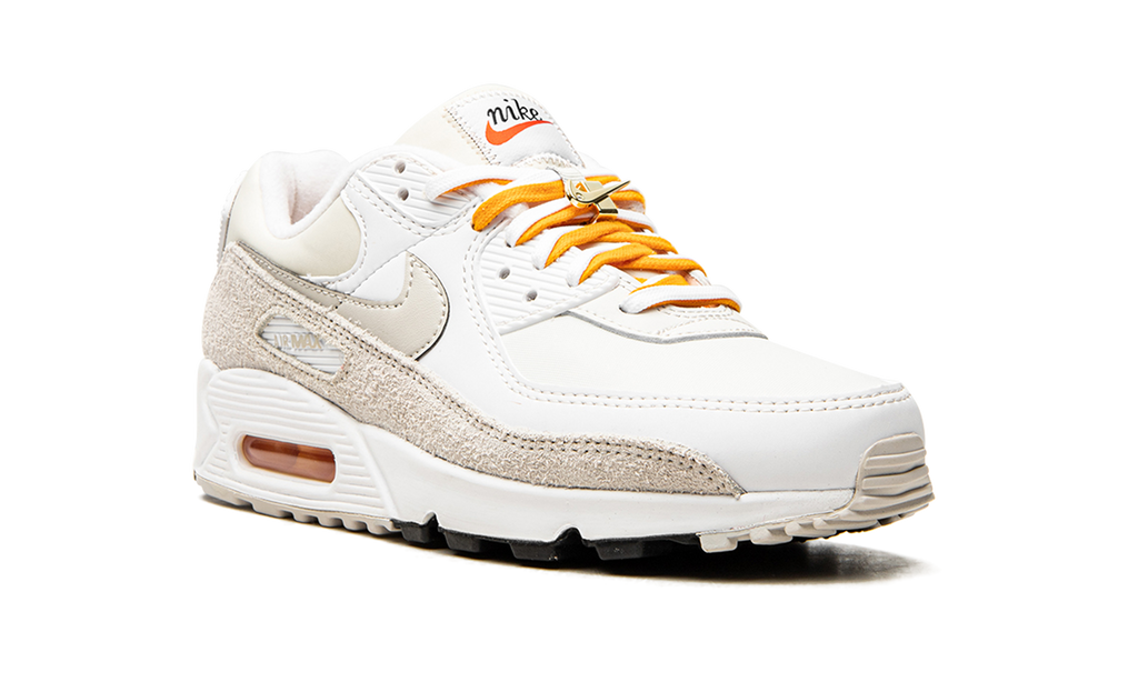 Women's AIR MAX 90 NMS "Light Bone University Gold" DA8709 100 - product image from the listing.
